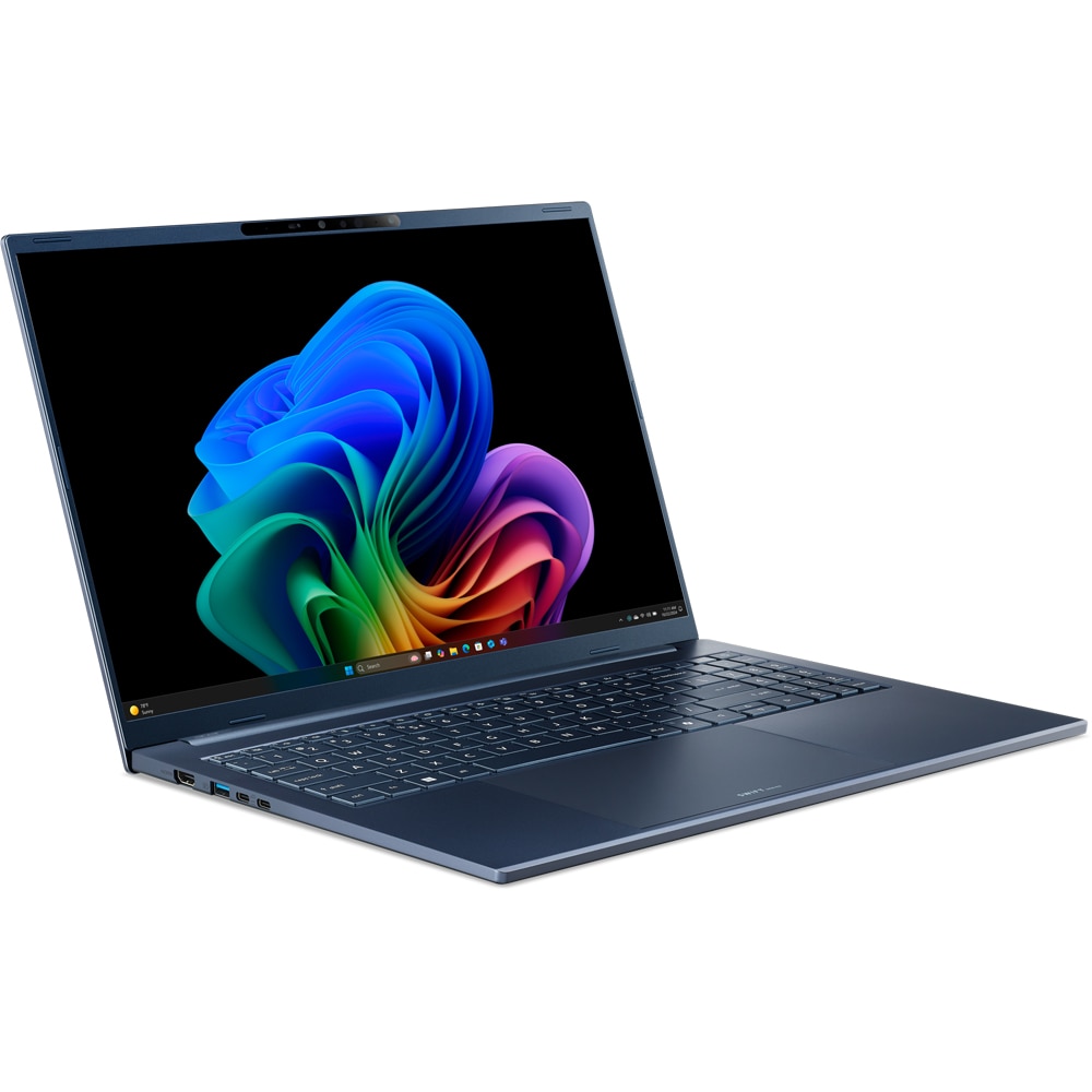 Laptop ACER Swift Go 16 AI OLED SFG16-A71-R8WW, AMD Ryzen AI 7 445 pana la 4.6GHz, 16" WUXGA, 16GB, SSD 1TB, AMD Radeon 840M Graphics, Windows 11 Home, Steam Blue