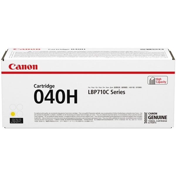 Toner original CANON 040H, galben