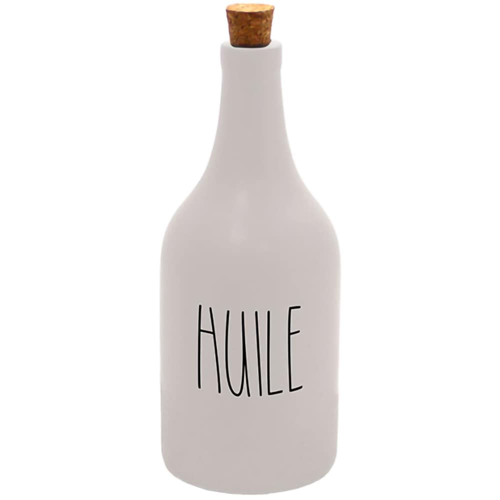 Sticla pentru ulei FRANDIS 041070, ceramica, 500 ml, alb