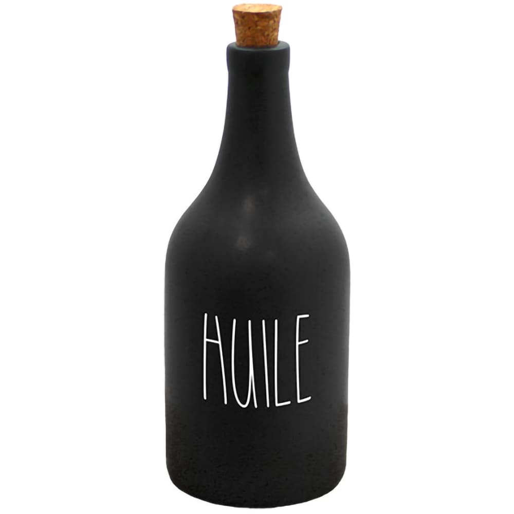 Sticla pentru ulei FRANDIS 041071, ceramica, 500 ml, negru