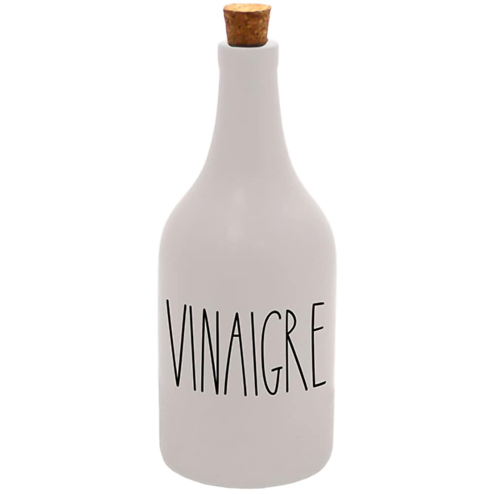 Sticla pentru otet FRANDIS 041077, ceramica, 500 ml, alb