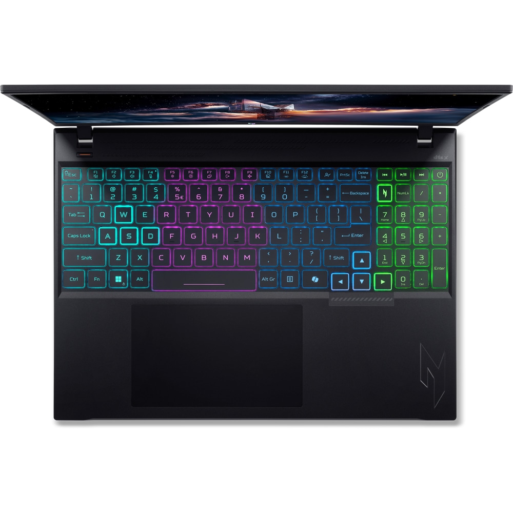 Laptop Gaming ACER Nitro V 16 ANV16-I31-54C9, Intel Core 5 210H pana la 4.8GHz, 16" WUXGA, 16GB, SSD 512GB, NVIDIA GeForce RTX 5050 8GB, Free DOS, Obsidian Black