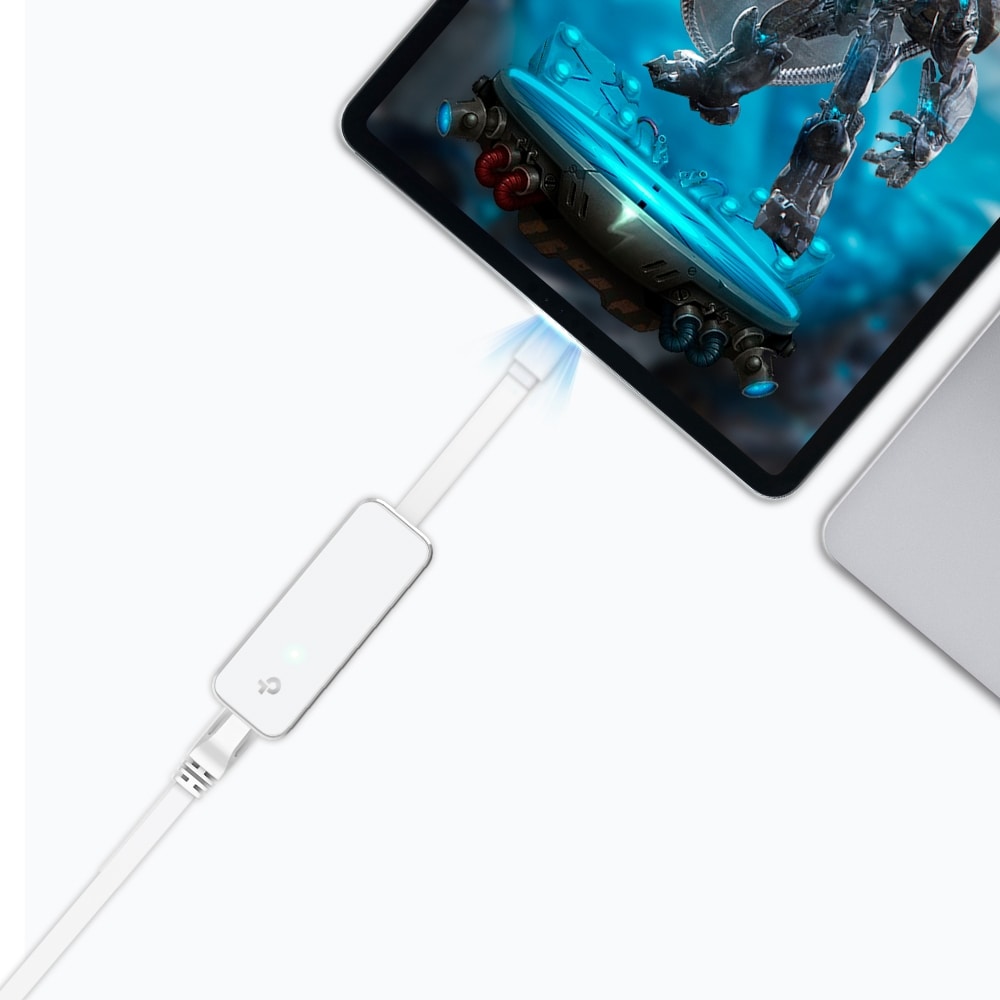 Adaptor Ethernet - USB 3.0 TP-LINK UE300C, Gigabit, alb