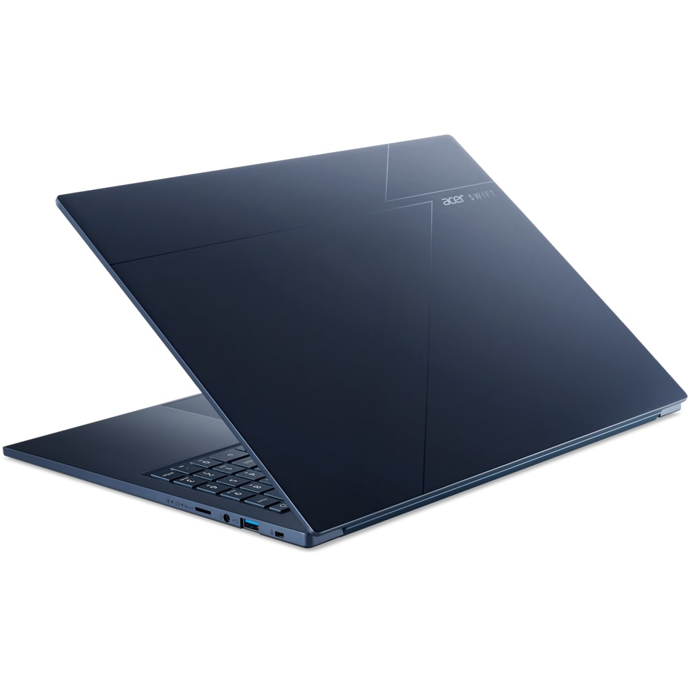 Laptop ACER Swift Go 16 AI OLED SFG16-A71-R8WW, AMD Ryzen AI 7 445 pana la 4.6GHz, 16" WUXGA, 16GB, SSD 1TB, AMD Radeon 840M Graphics, Windows 11 Home, Steam Blue