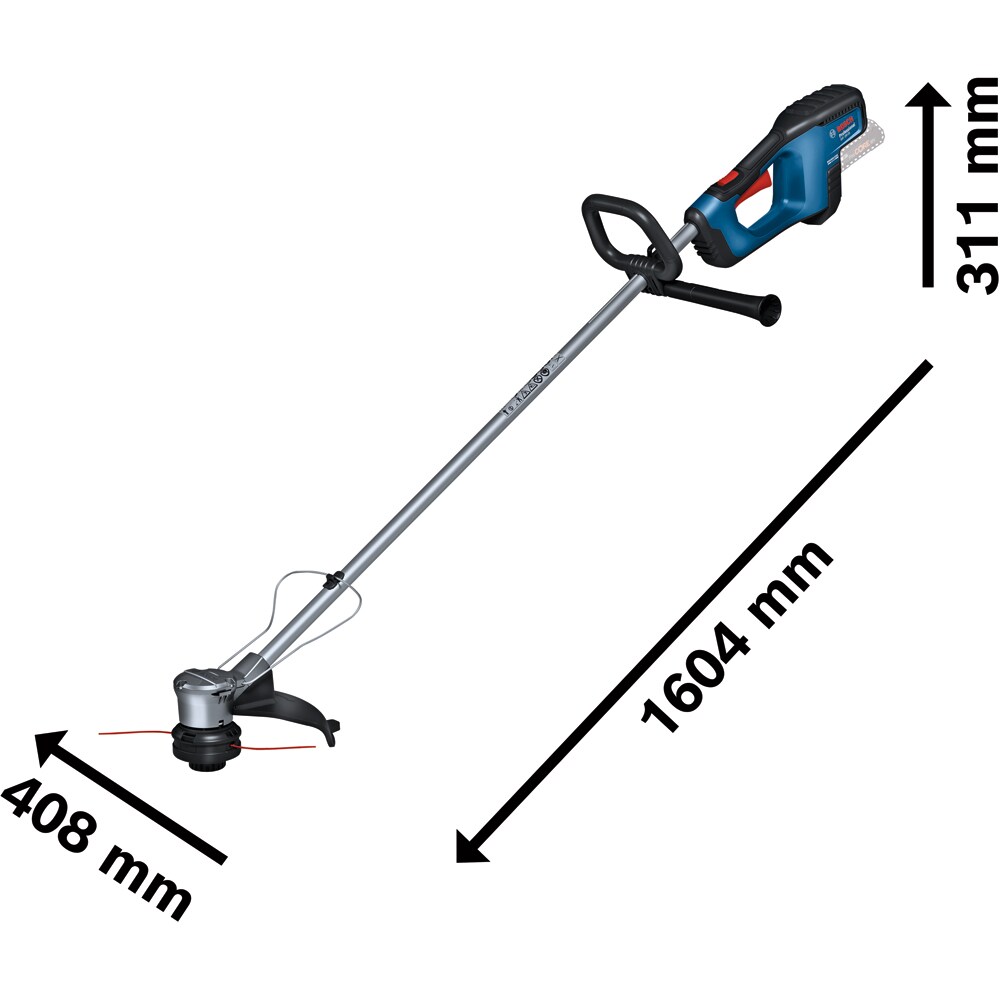 Trimmer electric gazon BOSCH PROFESSIONAL GRT, 18V, latime taiere 33cm