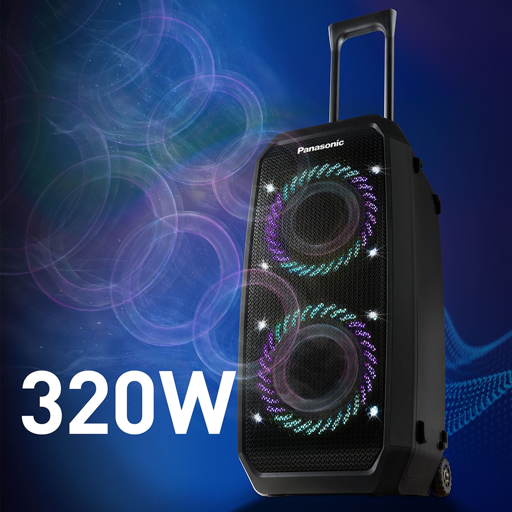 Boxa portabila PANASONIC BMAX30, 320W RMS, Bluetooth, negru
