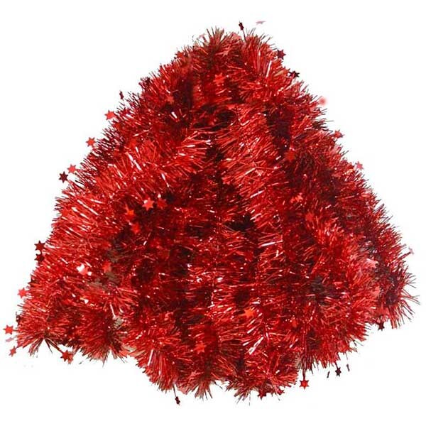 Beteala brad BRAZIDELUX Premium, L 500 cm, rosu