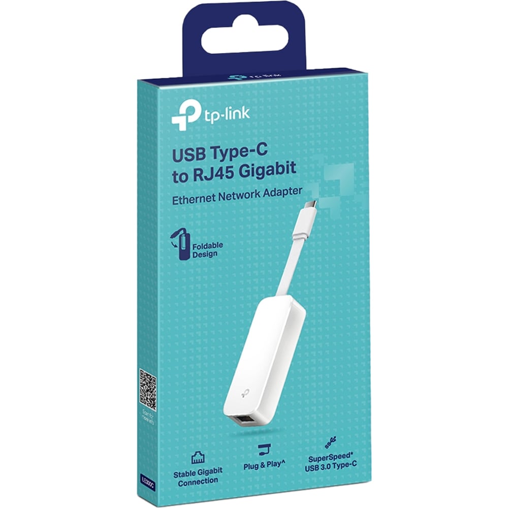 Adaptor Ethernet - USB 3.0 TP-LINK UE300C, Gigabit, alb