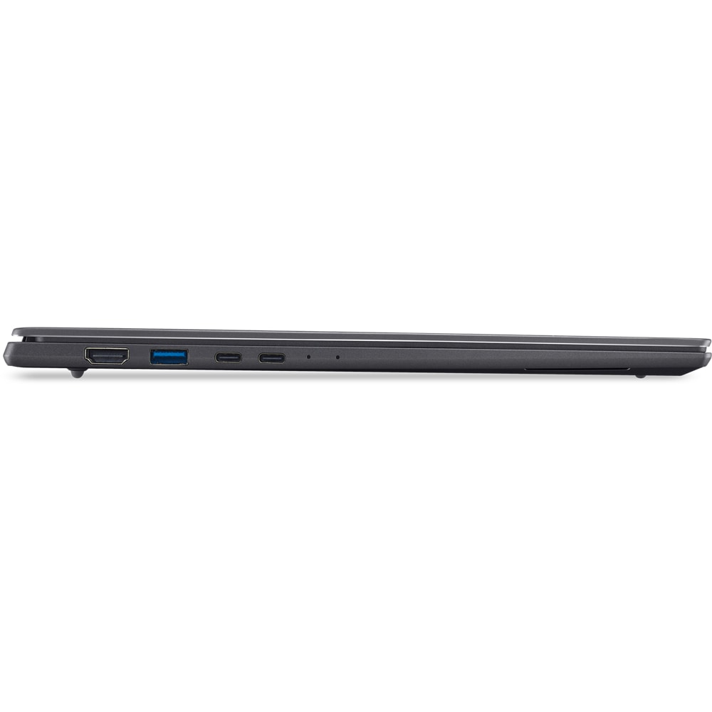 Laptop ACER Swift Go 16 AI OLED SFG16-I71-72YG, Intel Core Ultra 7 355 pana la 4.7GHz, 16" WUXGA, 16GB, SSD 512GB, Intel Graphics, Windows 11 Home, Titanium Gray