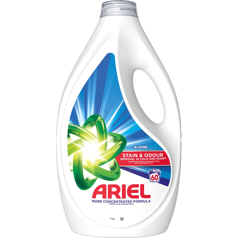 Detergent lichid ARIEL Alpine, 2.7 l, 60 spalari