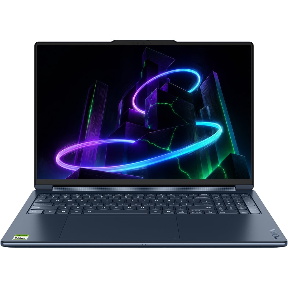 Laptop 2 in 1 LENOVO Yoga 9 16N1X11, NVIDIA RTX Spark pana la 4GHz, 16" 2.8K Touch OLED, 64GB, SSD 1TB, NVIDIA Blackwell RTX 6144-core GPU, Windows 11 Pro, Cosmic bleu