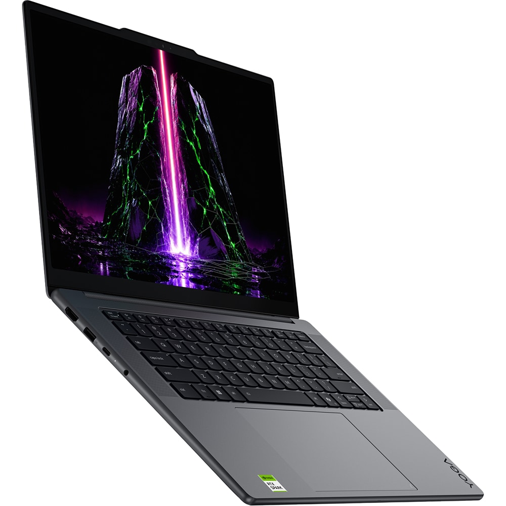 Laptop LENOVO Yoga Pro 9 15N1X11, NVIDIA RTX Spark pana la 4GHz, 15.3" WQXGA OLED, 128GB, SSD 2TB, NVIDIA Blackwell RTX 6144-core GPU, Windows 11 Pro, Thunder grey