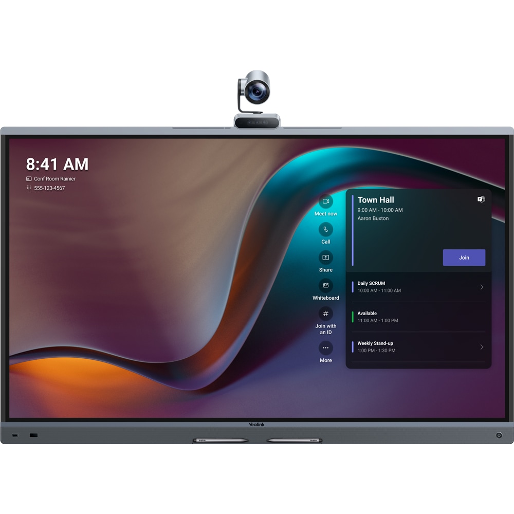 Sistem videoconferinta YEALINK Pro, 65" 4K Ultra HD, gri