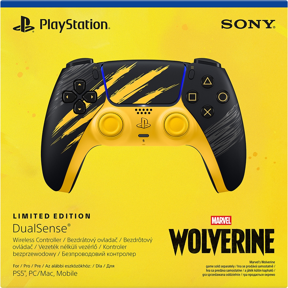 Controller Wireless PlayStation 5 DualSense Wolverine Yellow Limited Edition