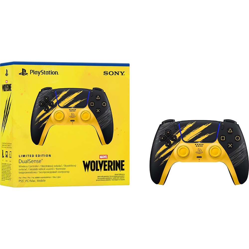 Controller Wireless PlayStation 5 DualSense Wolverine Yellow Limited Edition