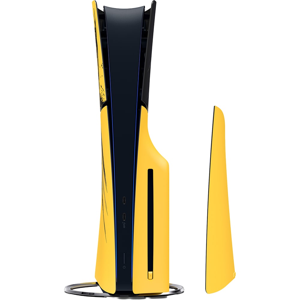 Panouri laterale PlayStation 5 Slim, Marvels Wolverine Battle Yellow Limited Edition