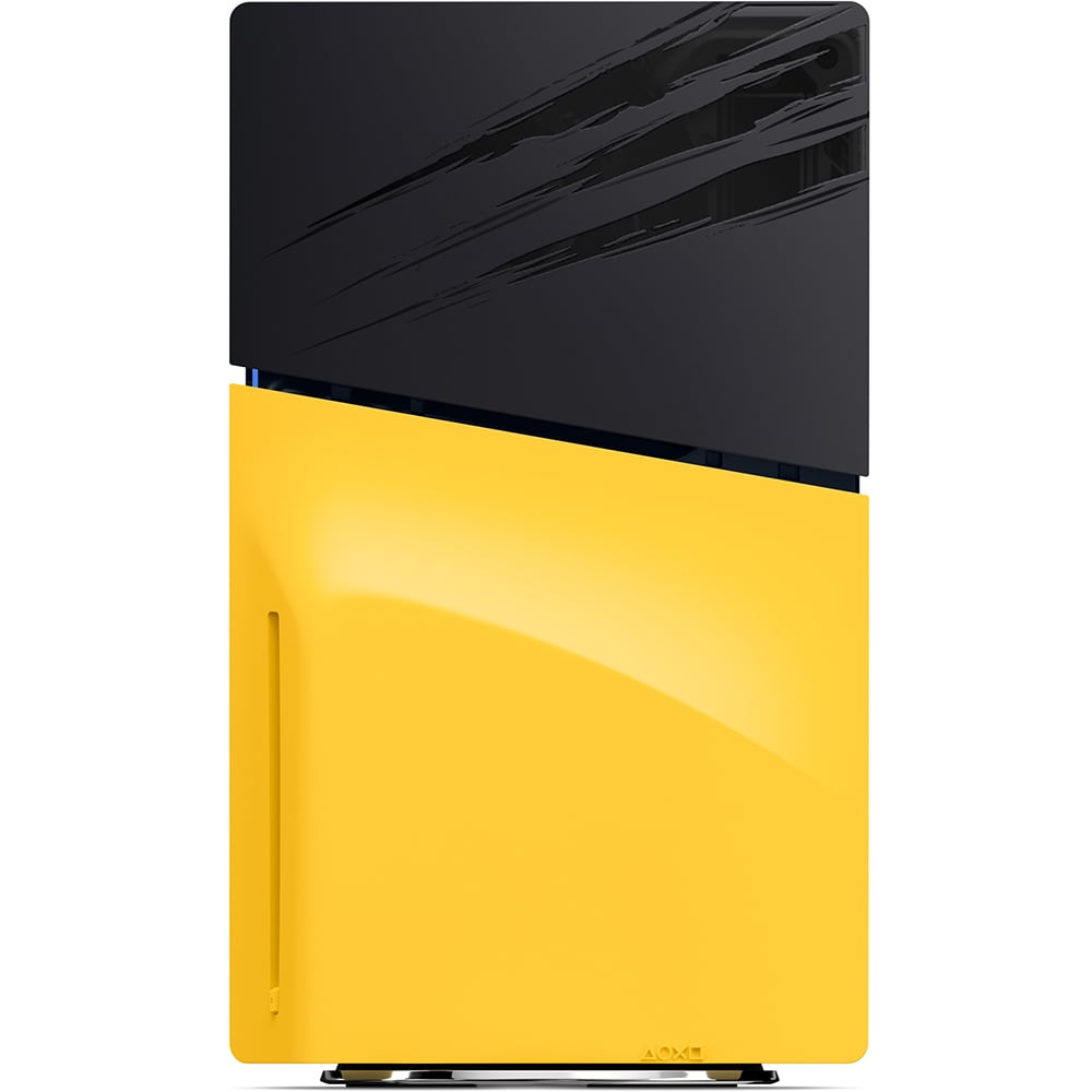 Panouri laterale PlayStation 5 Slim, Marvels Wolverine Battle Yellow Limited Edition