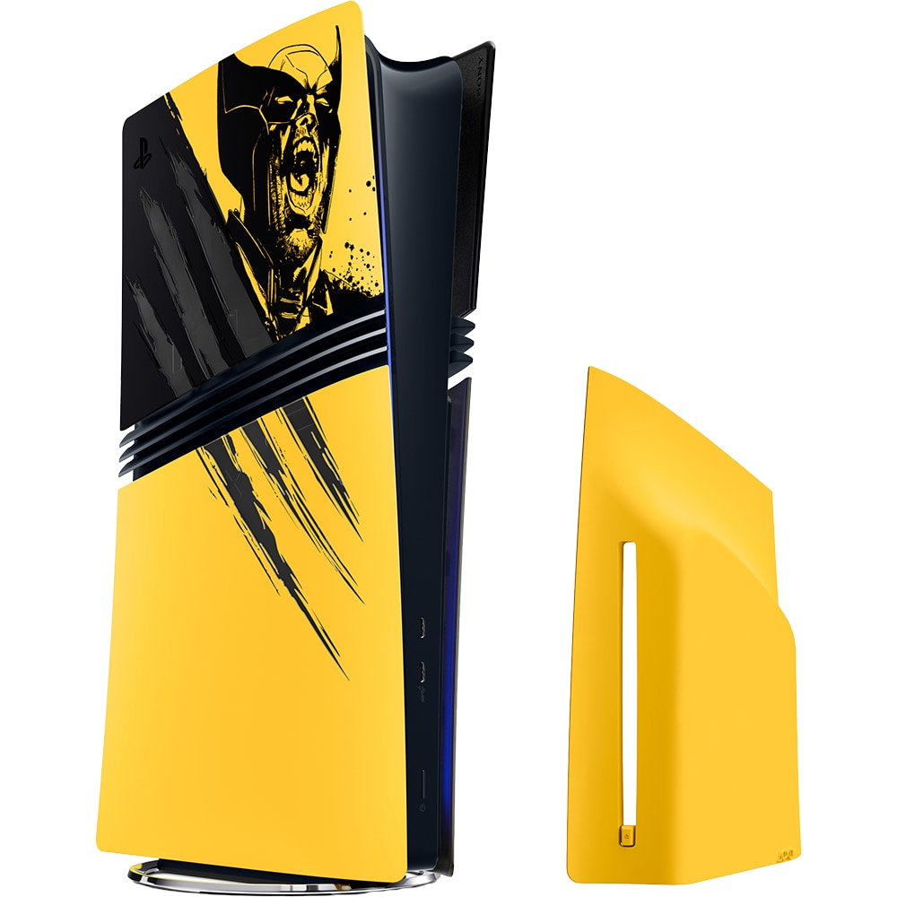 Panouri laterale PlayStation 5 Pro, Marvels Wolverine Battle Yellow Limited Edition