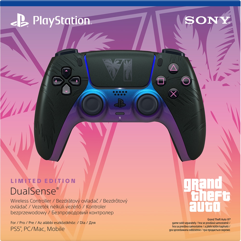 Controller Wireless PlayStation 5 Grand Theft Auto VI Limited Edition, Black