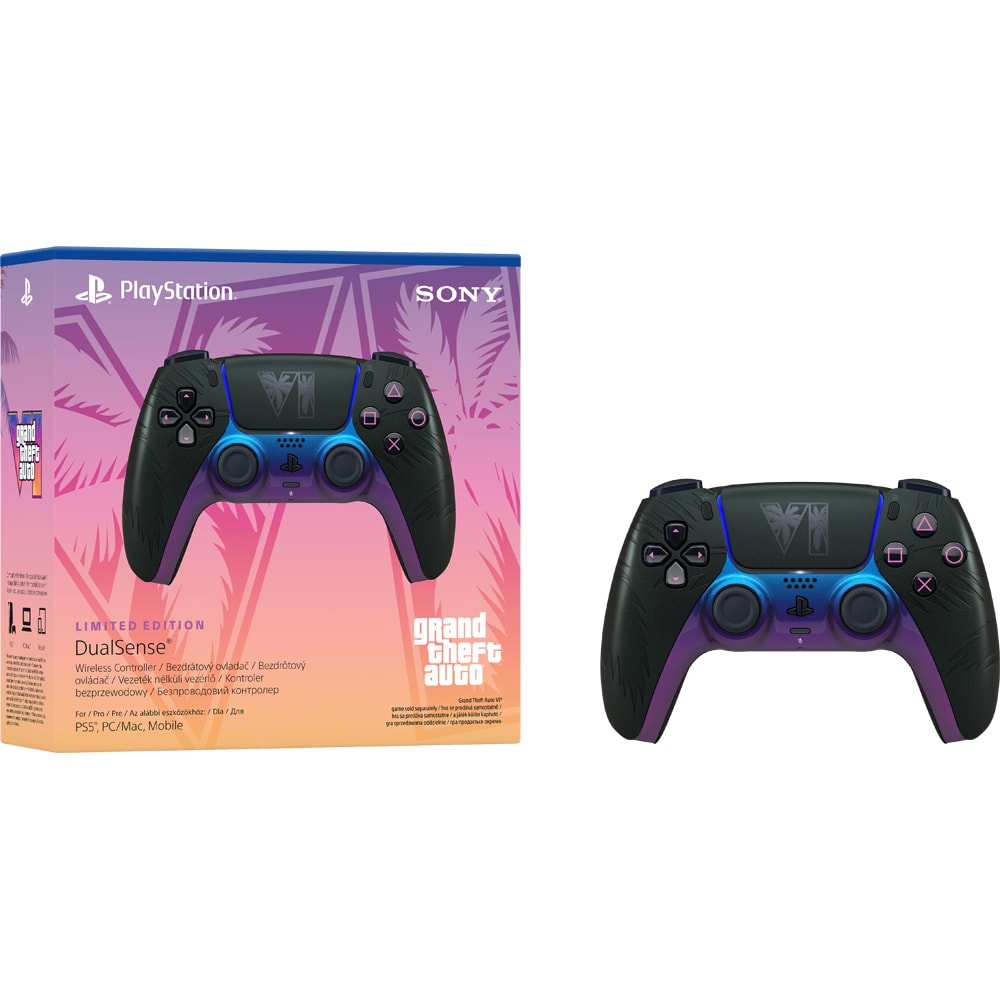 Controller Wireless PlayStation 5 Grand Theft Auto VI Limited Edition, Black