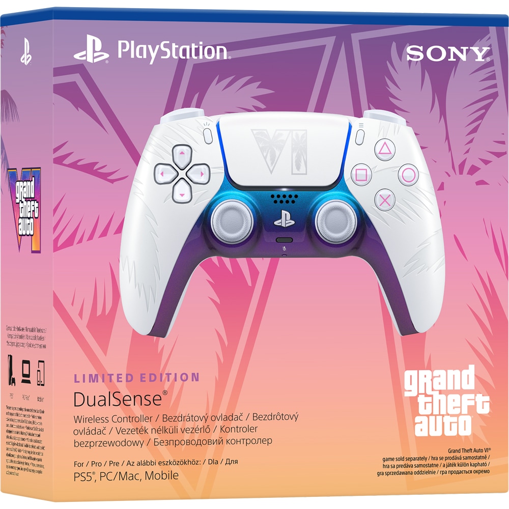 Controller Wireless PlayStation 5 Grand Theft Auto VI Limited Edition, White