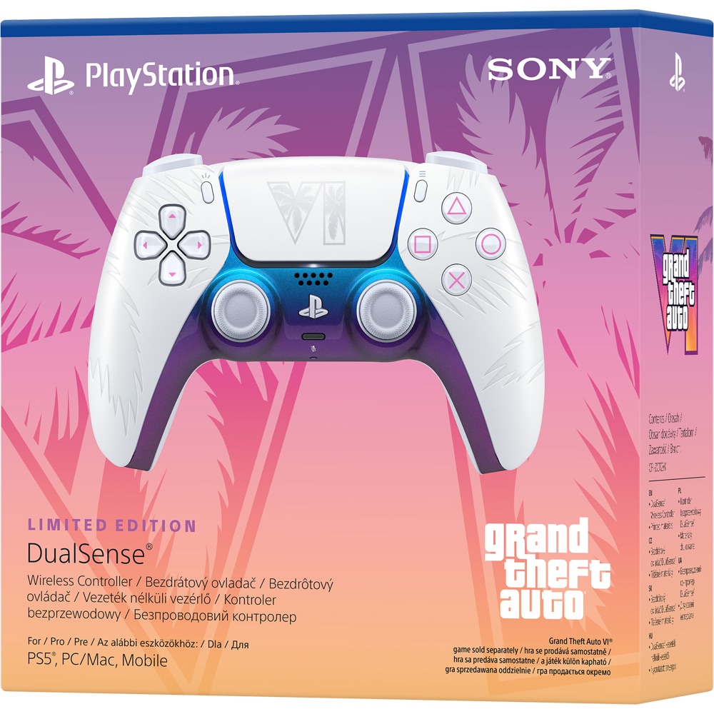Controller Wireless PlayStation 5 Grand Theft Auto VI Limited Edition, White