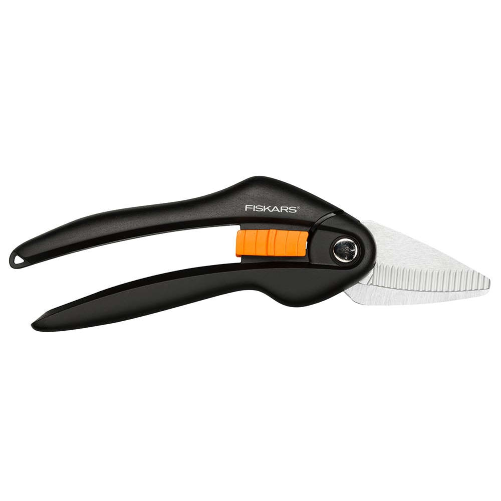 Foarfeca universala FISKARS SP28, SingleStep, otel, negru