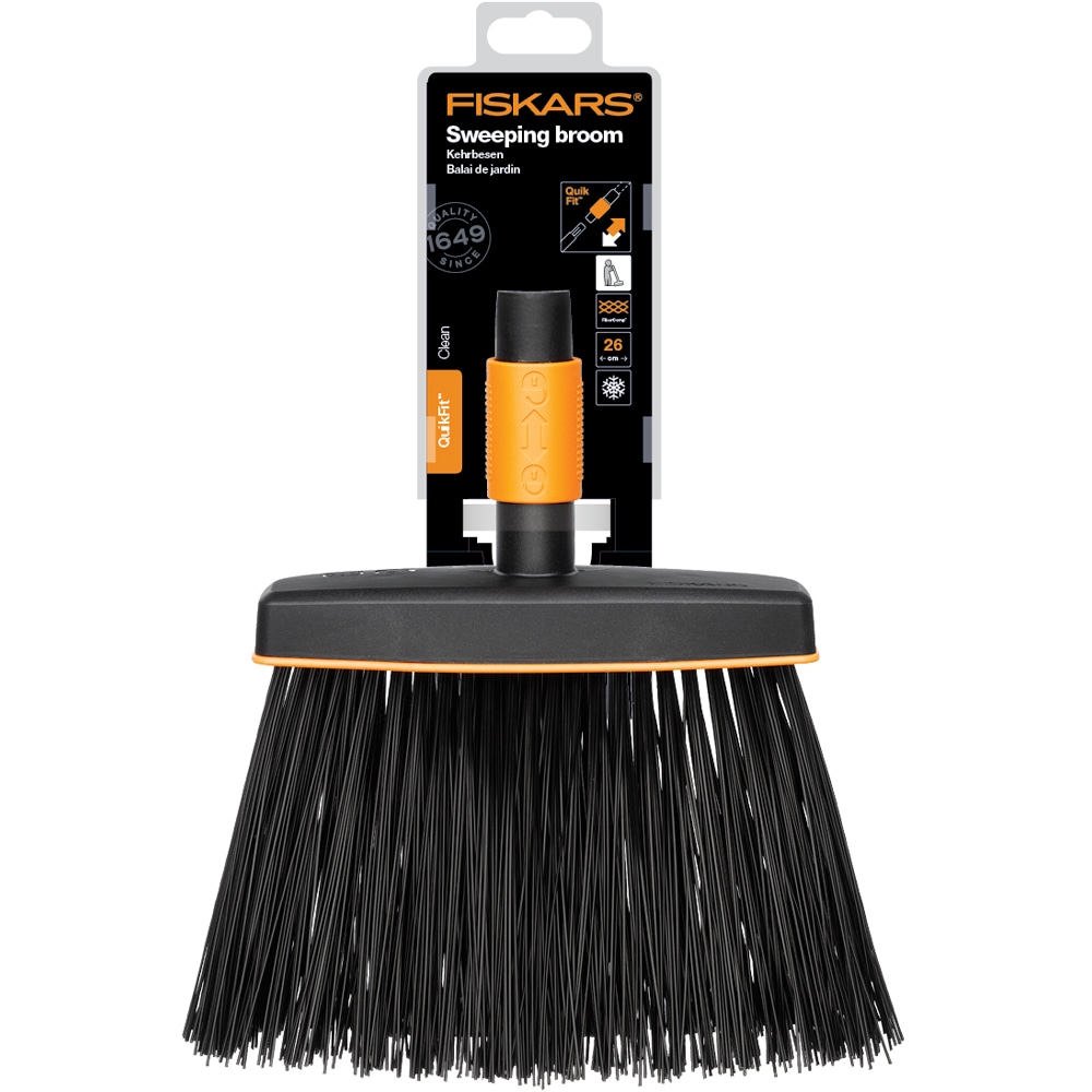 Matura FISKARS QuikFit, plastic, negru