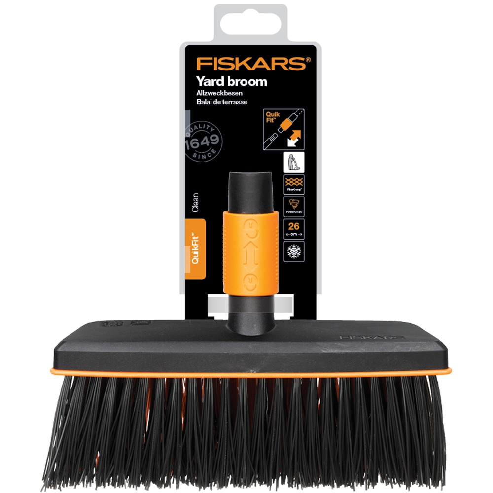 Matura FISKARS QuikFit, plastic, negru