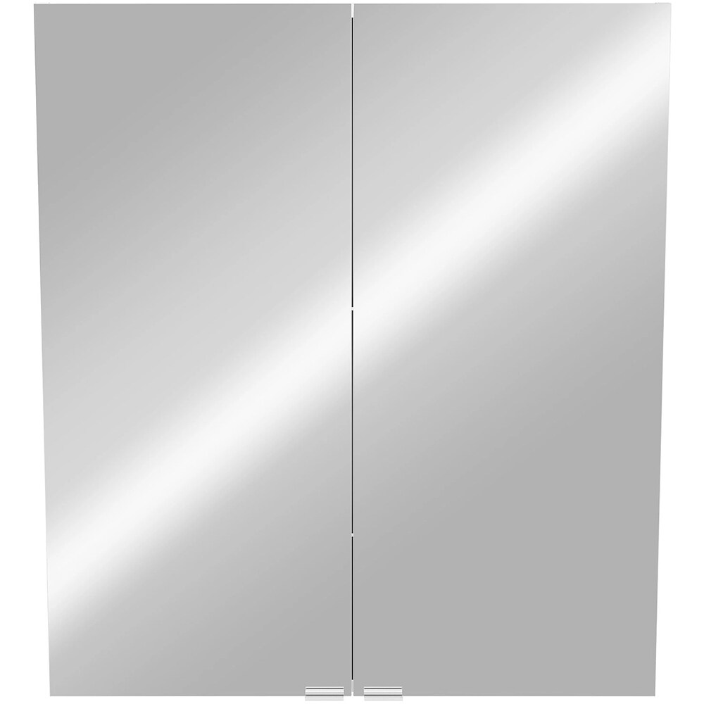 Dulap baie cu oglinda GOODHOME Imandra, 90 x 15 x 80 cm, alb