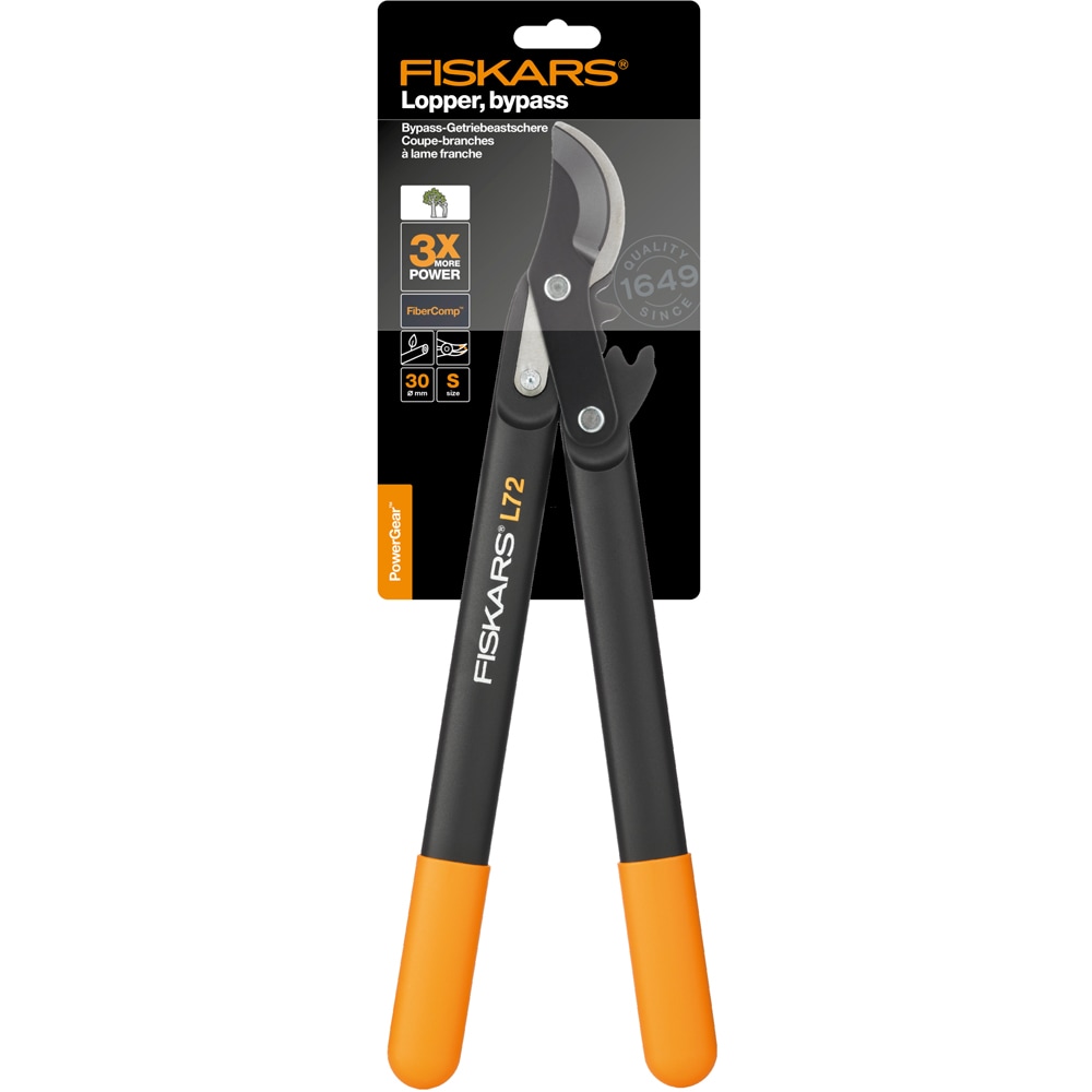 Foarfeca FISKARS PowerGear, pas cu pas (S) L72, otel, negru
