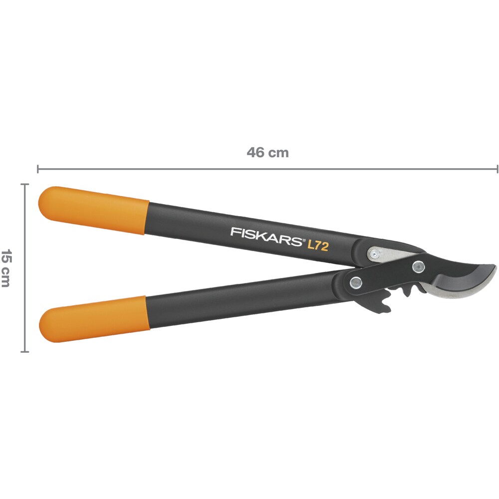 Foarfeca FISKARS PowerGear, pas cu pas (S) L72, otel, negru
