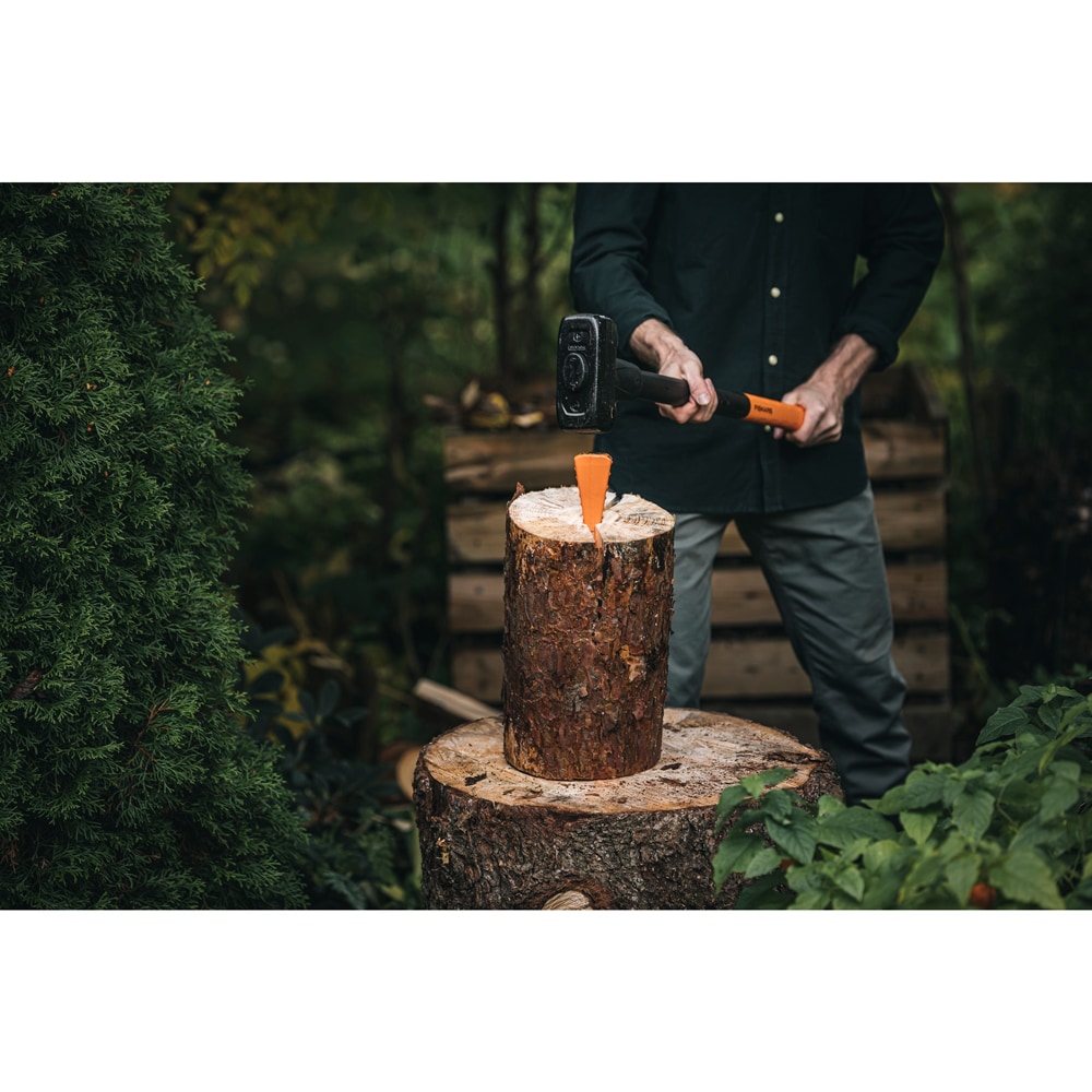 Pana pentru despicat FISKARS, forjata, otel, portocaliu