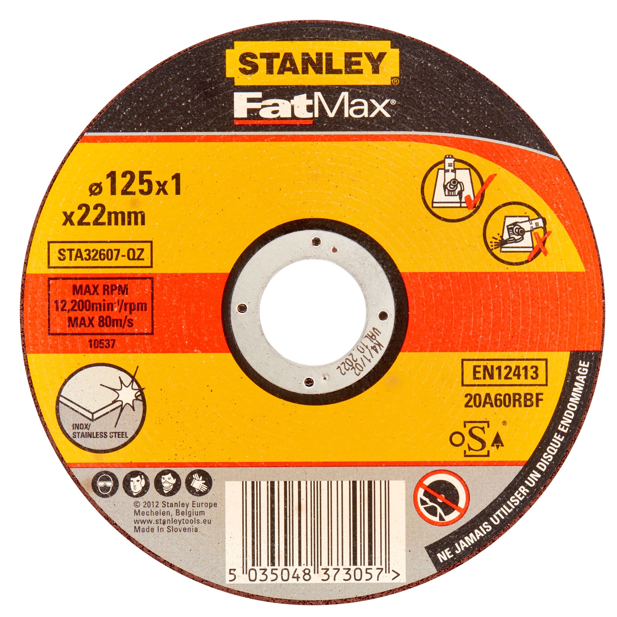 Disc taiere otel STANLEY Fatmax STA32607-QZ, 125 x 1.0 x 22 mm