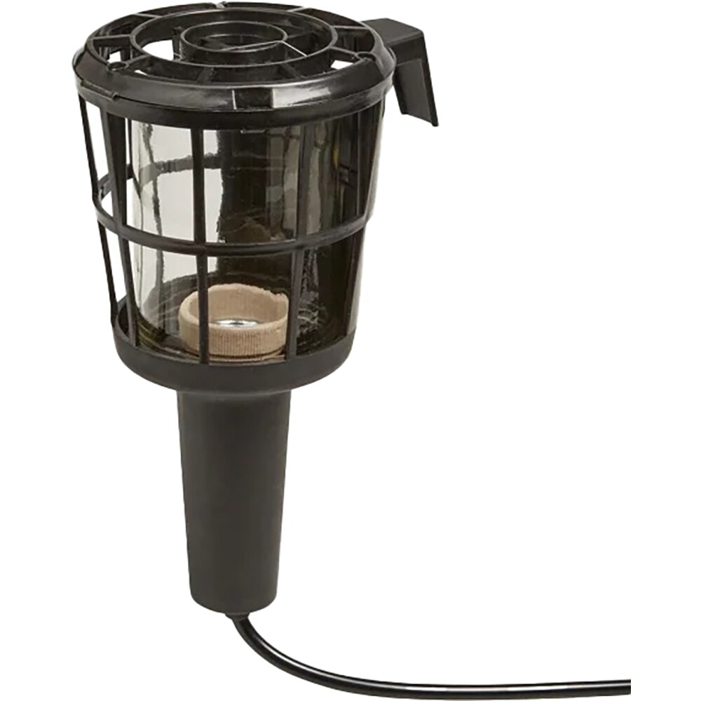 Lampa de lucru E27 GOODHOME, 60W, IP20, PVC, negru