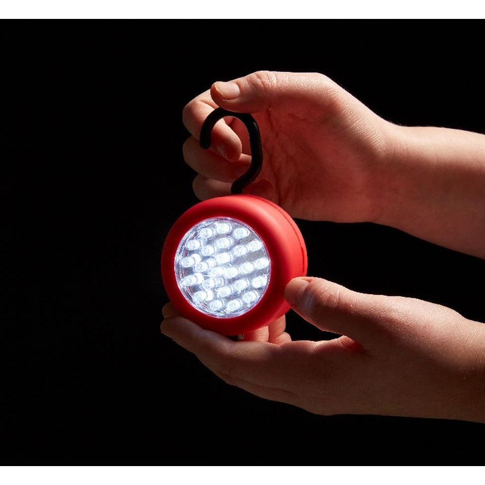 Spot LED magnetic cu carlig DIALL, 24 leduri, 68lm, IP20, rosu