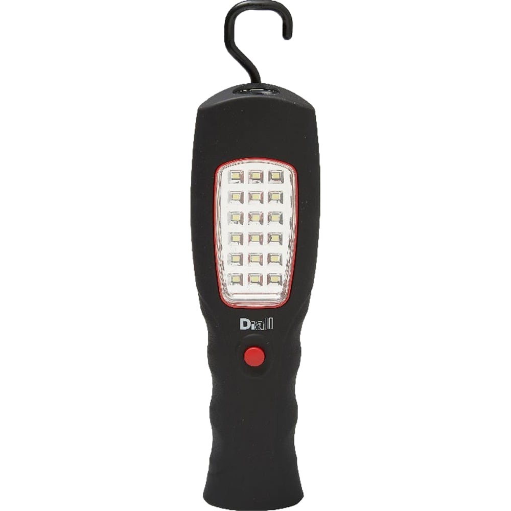 Mini lampa de inspectie LED DIALL, 1 LED 35 lumeni si 18 LED 110 lm, IP20, 3xAAA, negru