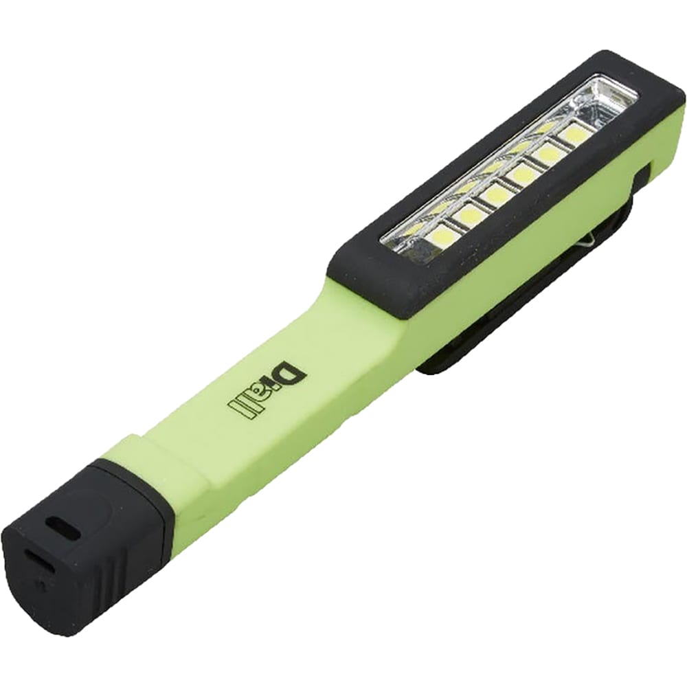 Lanterna creion cu micro LED DIALL, 100 lumeni, IP20, 3xAAA, verde/negru