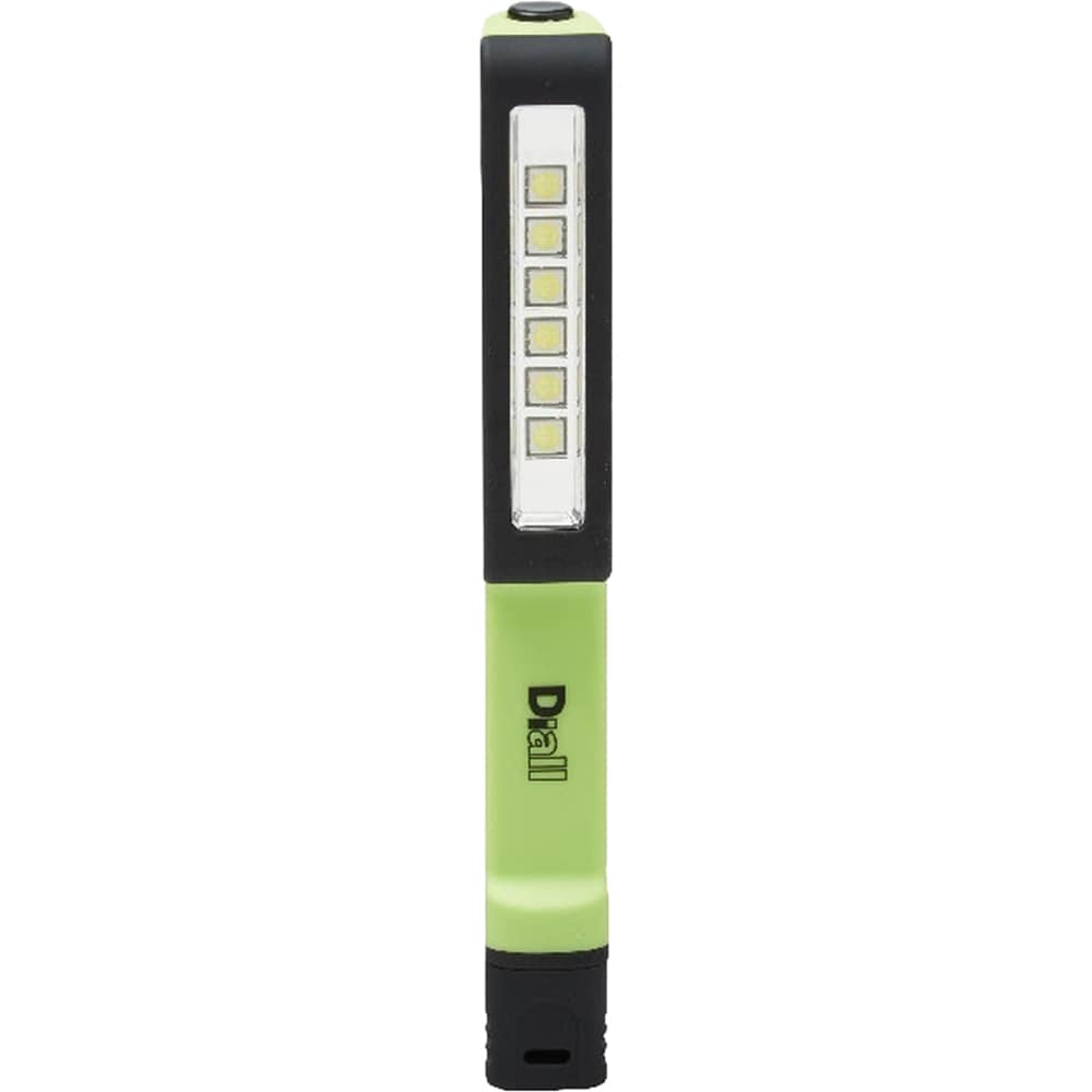 Lanterna creion cu micro LED DIALL, 100 lumeni, IP20, 3xAAA, verde/negru