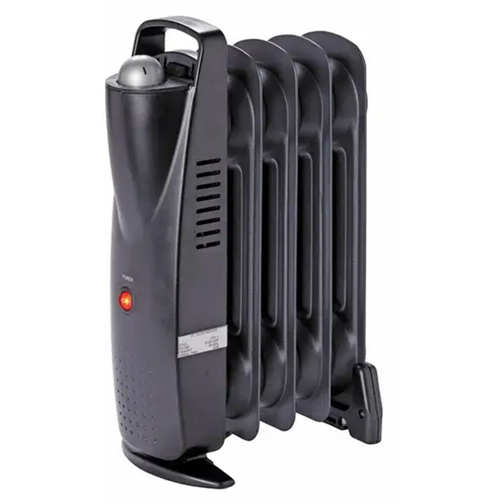 Calorifer electric cu ulei 100226930, 5 elementi, 500W, negru