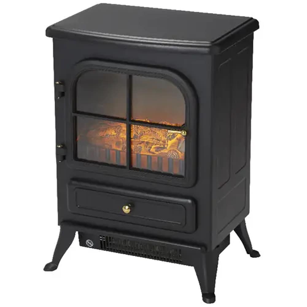 Semineu electric 100226933, 54.8 x 28 cm, 1850W, negru