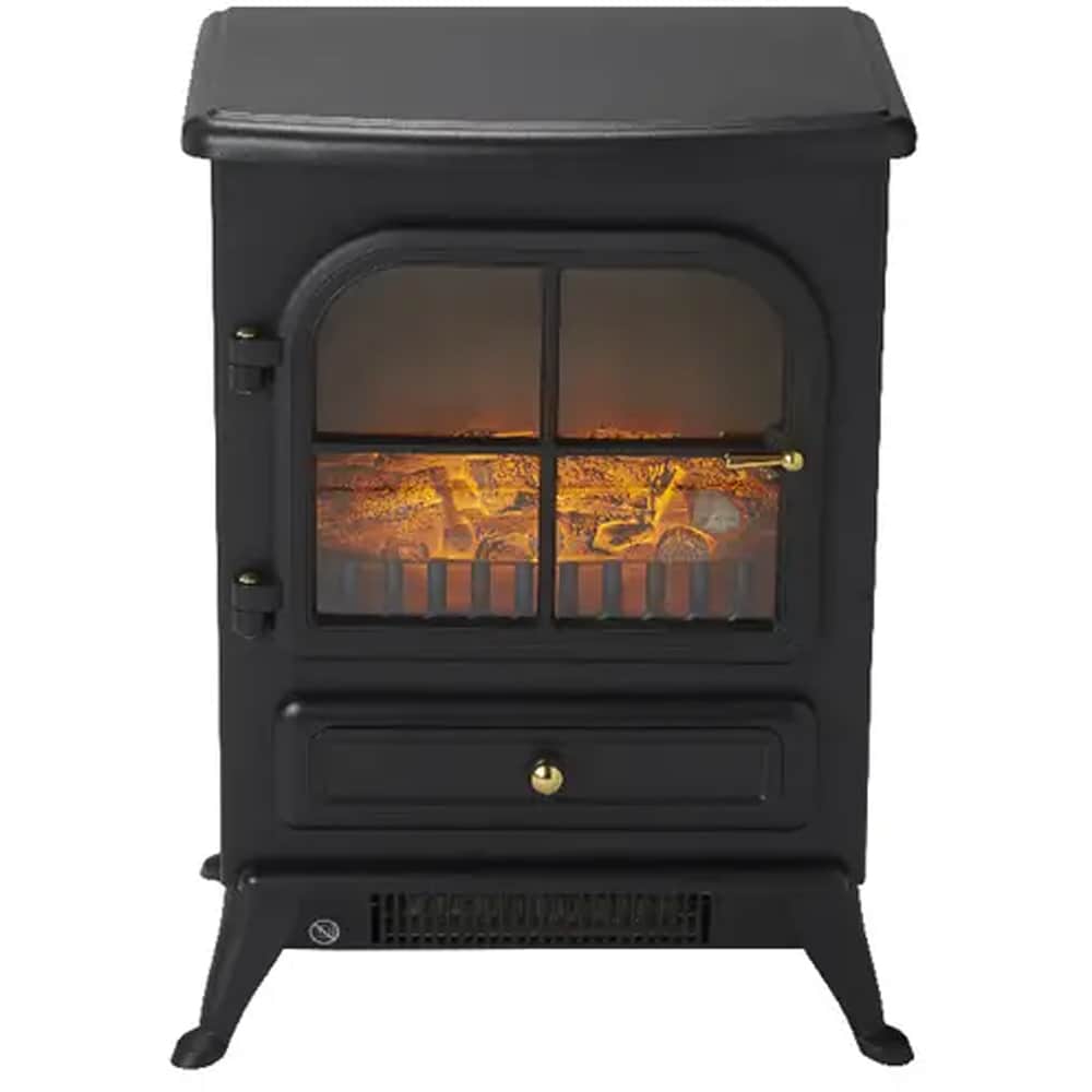 Semineu electric 100226933, 54.8 x 28 cm, 1850W, negru