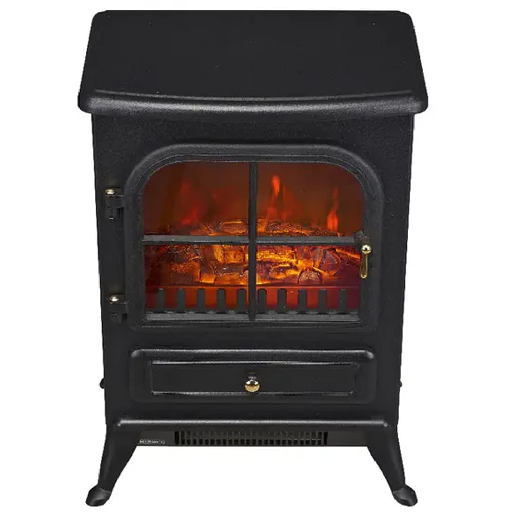 Semineu electric 100226933, 54.8 x 28 cm, 1850W, negru