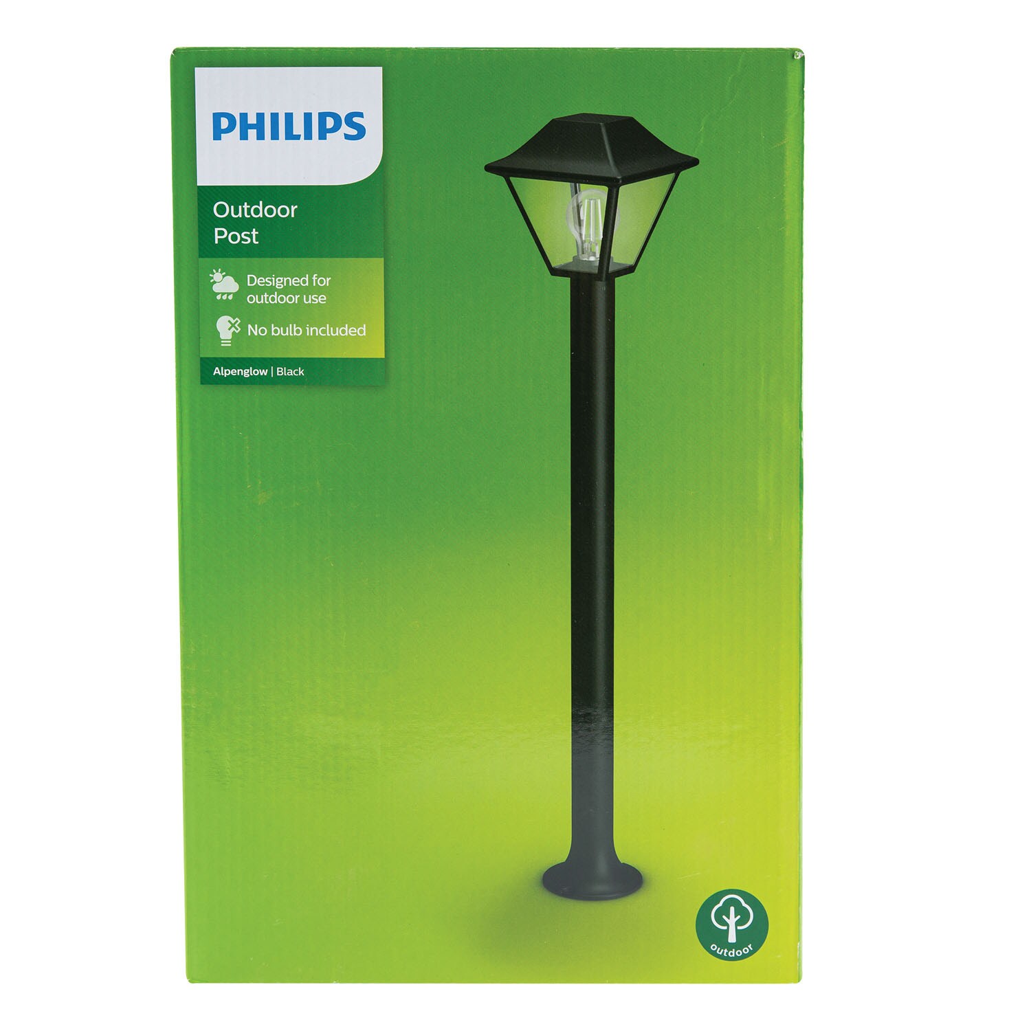 Stalp exterior PHILIP Alpenglow, 60W, IP44, negru