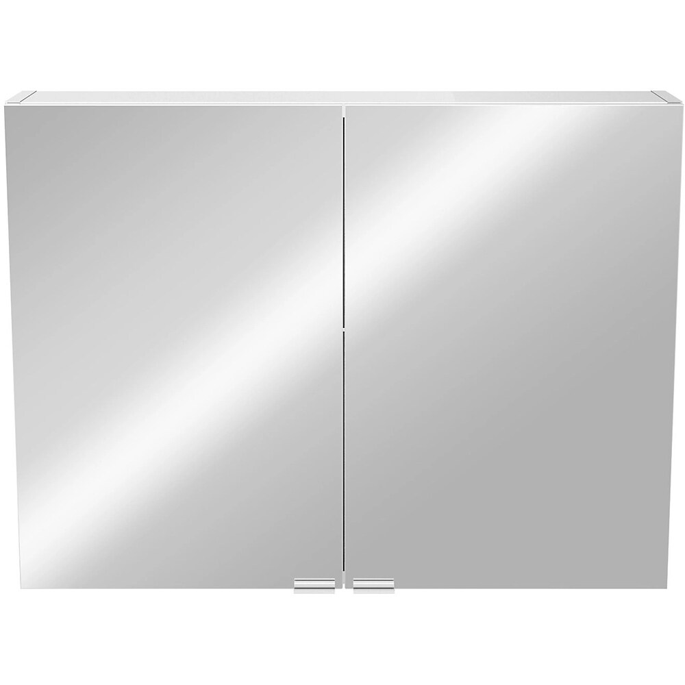 Dulap baie cu oglinda GOODHOME Imandra, 80 x 15 x 60 cm, alb