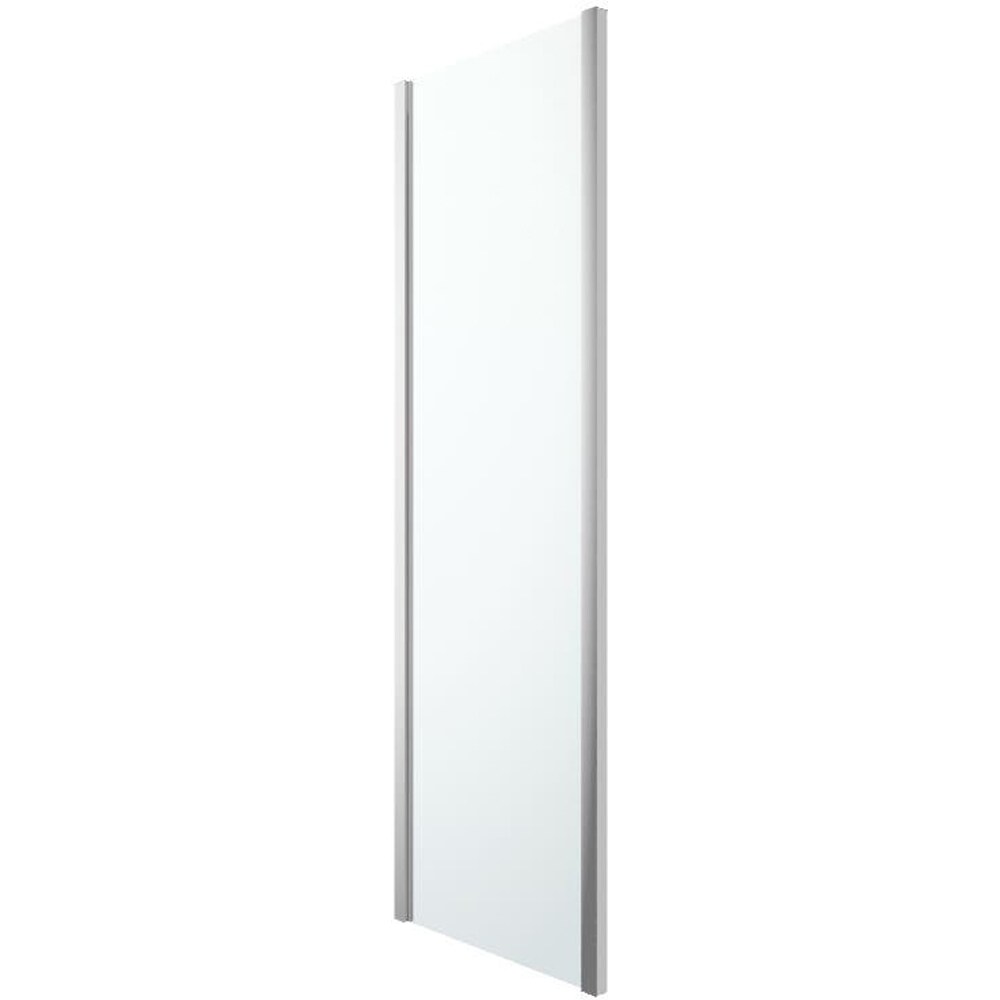 Paravan dus GOODHOME, aluminiu, sticla transparenta, 70x195 cm, crom
