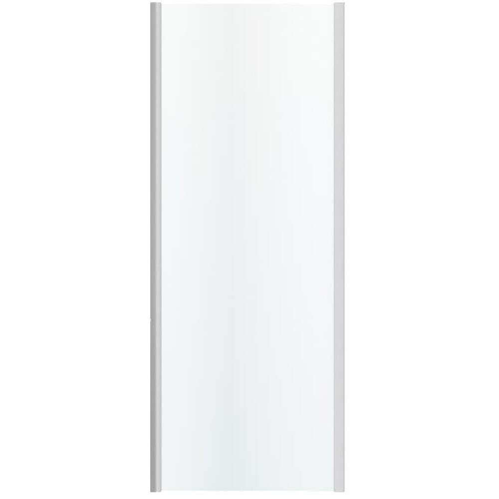 Paravan dus GOODHOME, aluminiu, sticla transparenta, 80x195 cm, crom