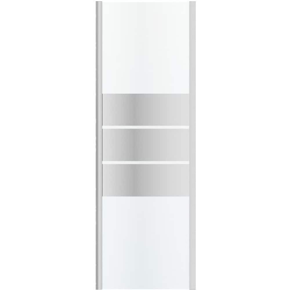 Paravan dus GOODHOME, aluminiu, sticla oglinda, 70x195 cm, crom