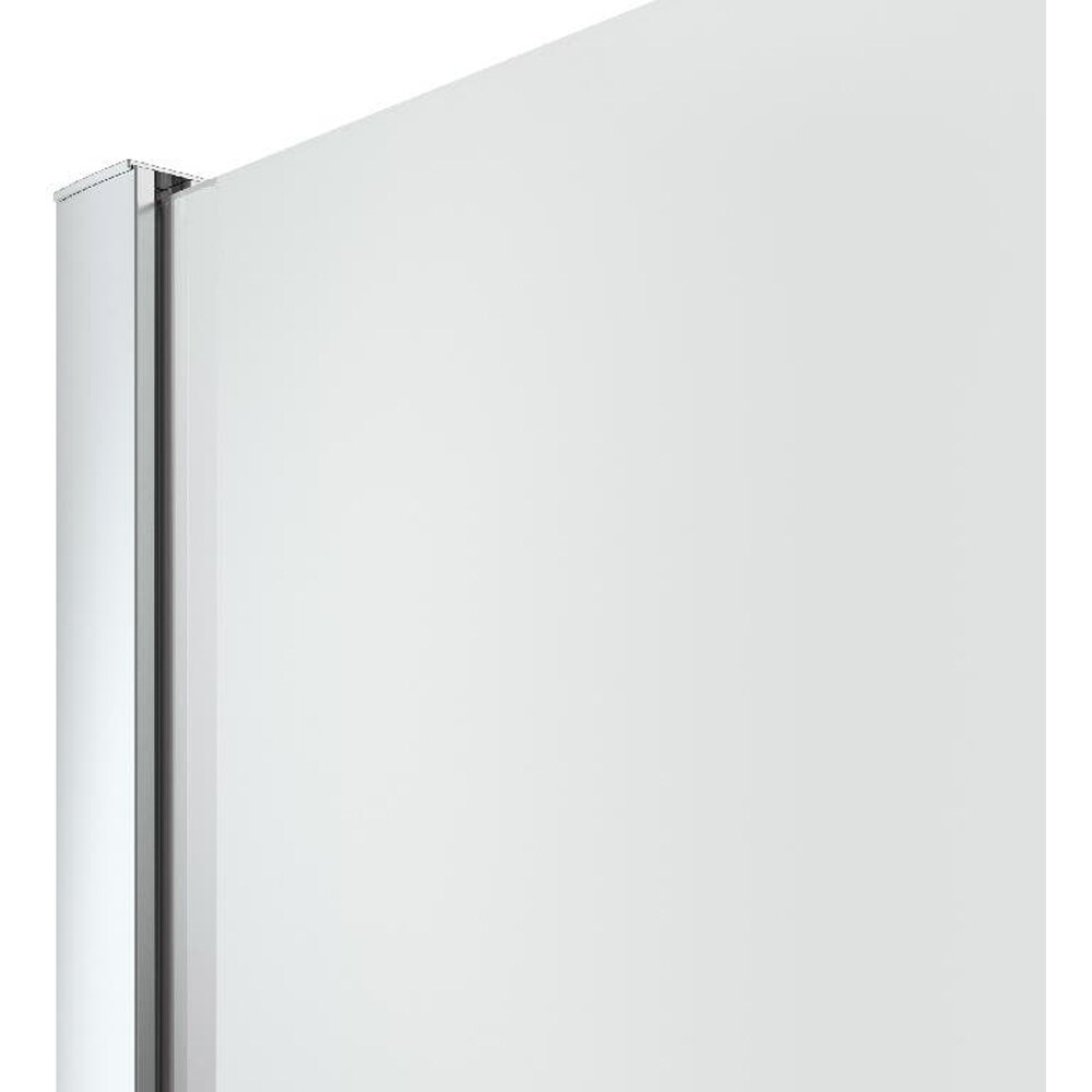 Paravan dus walk-in GOODHOME, aluminiu, sticla transparenta, 85x195 cm, crom