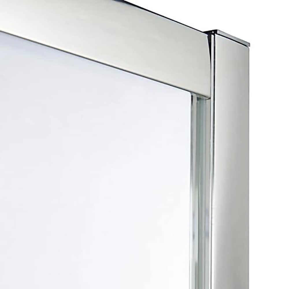 Cabina dus standard GoodHome Onega, patrata, 70 x 70 x 190 cm, sticla securizata transparenta 5mm, profil argintiu